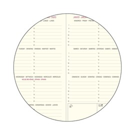 Exacompta Internal Refill for Eurotime 16 Diary, Jan to Dec 2018