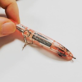 SEASKY Pencil Lure, 3 1/8 Inches Sinking VIB Shrimp Lures, 0.45oz Long Casting Freshwater Bait with Treble Hook (02)