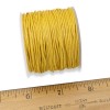 Hackberry Creek Yellow 1mm Waxed Cotton Cord - 25 Meters