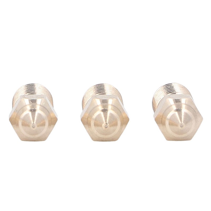 10 Pcs 3D Printer Nozzle Brass 0.4mm M6 High Flow