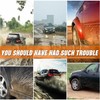 QUYDDC Mini Size Soft Rubber Car Universal Mud Flaps Mudguards
