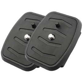 KOMBIUDA 2pcs Quick Release Tripod Plates Replacement Camera Mount Adapter for Tripod Accessories Easy Install Detach Durable Design