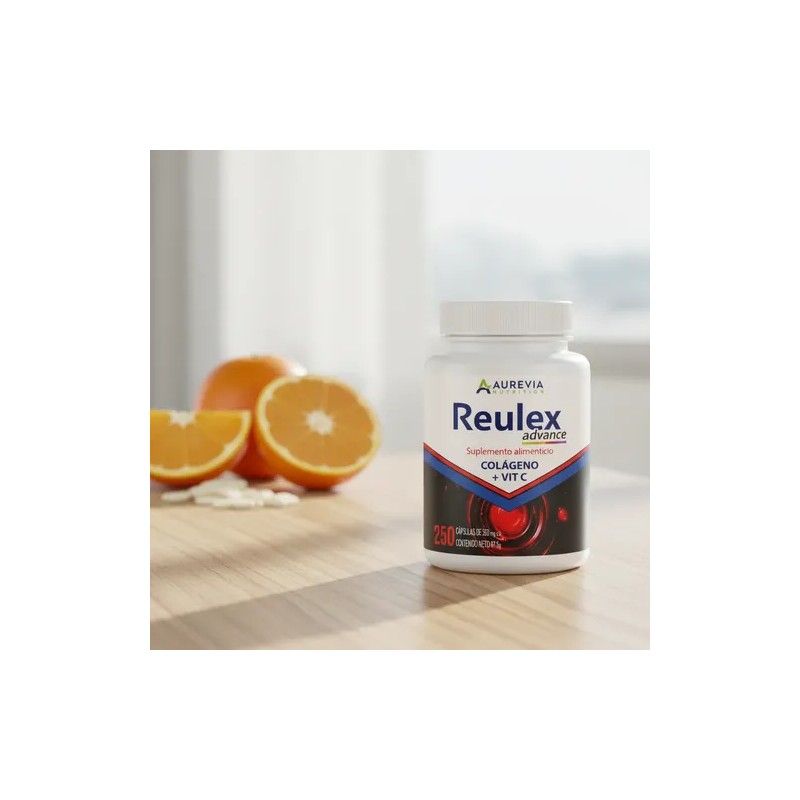 Reulex Advance 250 Capsulas Vitamina C Y Colageno Aurevia