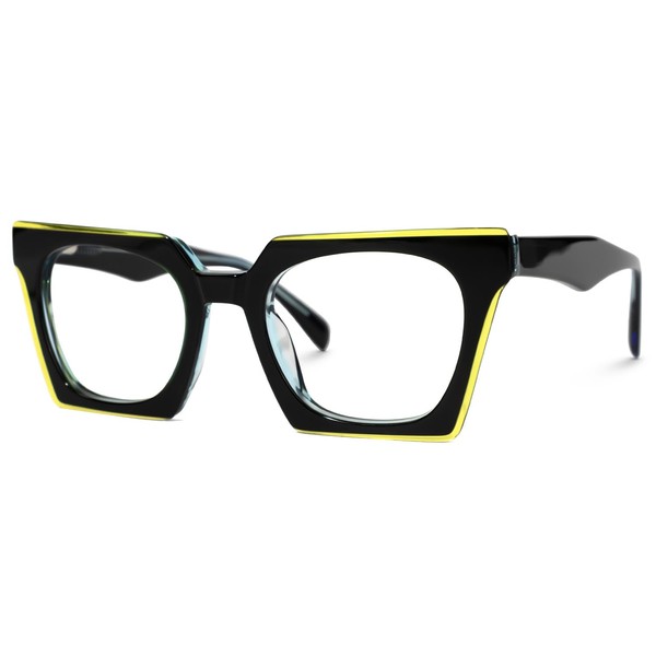 VOOGLAM Square Blue Glasses for Women Anti Eyestrain Dry Eyes