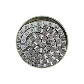 Gusset Slink Chain, 3/32" - Chrome - CHGUSL3H