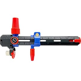 Circle Cutter, Circular Cutting Cutter, Replacement Blades Included 1+3 Blades (Diameter of Circle 1.2 - 9.4 inches (3 - 24 cm), Large Type), Cardboard, Cloth, For Crafts, Crafts, and Crafts, Includes a Circle Holder for No Holes