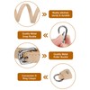 sourcing map Leather Bag Strap Replacement Adjustable Crossbody Bag Straps