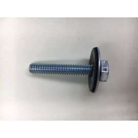 Accurate (qty 50) 1/4-20 X 1-1/2  Hex Tap Bolt Full Thread with 1" EPDM washer attached