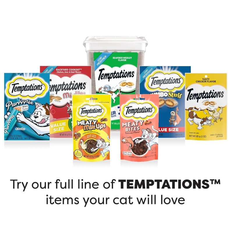 Temptations Shakeups Cat Treats Crustacean Celebration 5.3 Ounce Pouch