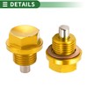 Motoforti Universal Oil Pan Screw Oil Drain Plug Sump Drain