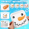 Mimorou 80 Pcs 7 Inch Snowman Dessert Paper Plates Cute