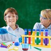 INNOCHEER Kids Science Experiment Kit with Lab Coat Scientist Costume