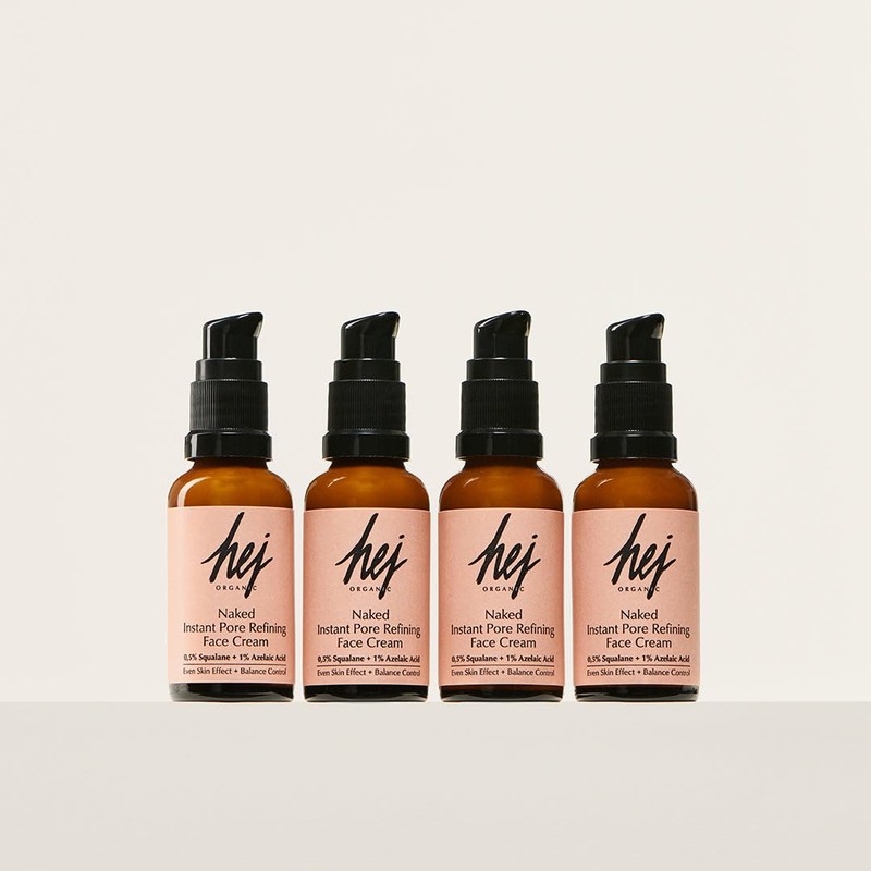 HEJ ORGANIC Naked Face Cream for Blemished Skin, Natural Cosmetics,