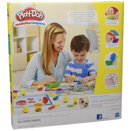 Play-Doh B3407103 Formen und Lernen von Buchstaben und Sprachen, Mehrfarbig