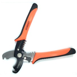 GOBEST GB-0037, Cable Stripper 180 mm, Cable Cutter Up to 10mm, AWG 16-8, 1.6-3.2 mm