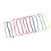 14PCS Workout Headband Polyester Cotton Non Slip Breathable Head Sweat