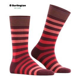 Burlington Blackpool Socks Opaque Cotton (Organic), Red Coral Red 8006