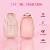 vehicleloong Key Fob Cover Case Shell Keychain for Toyota 2020