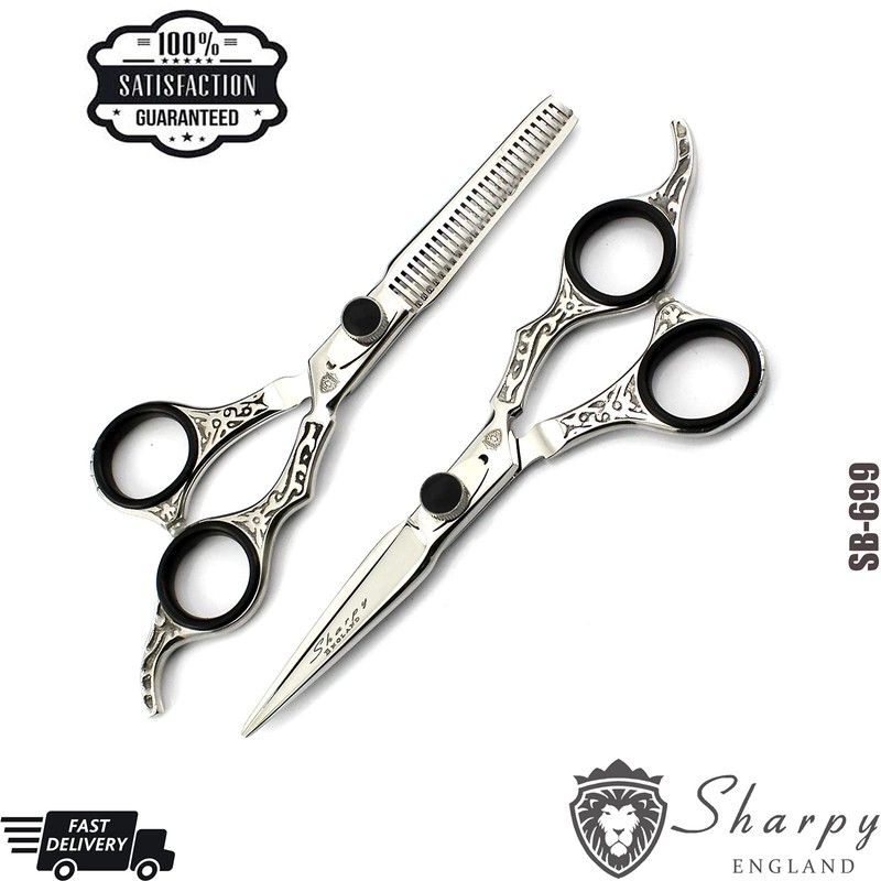 New Professional Salon Hair Cutting + Thinning Scissors Barber Razor