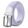 LAKIDAY Braided Fabric Belt Elastic Stretch Belt for Men and