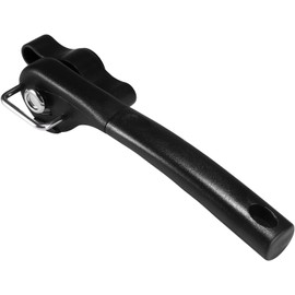 Kitchen Can Opener, Stainless Steel, Can Opener, Safe Can Opener, Safe Smooth Edge, Rotatable Can Opener, Multifunctional, Easy to Operate, Easy to Use, Home Use (Black)