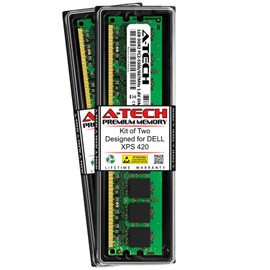 A-Tech 2GB (2 x 1GB) RAM for DELL XPS 420 | DDR2 667MHz DIMM PC2-5300 240-Pin Non-ECC UDIMM Memory Upgrade Kit