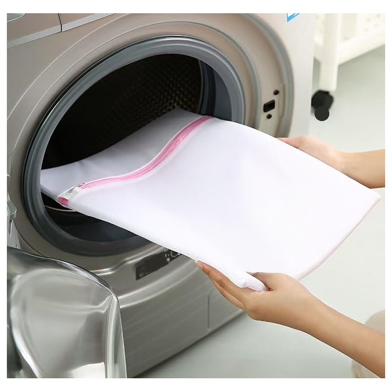 Mesh Laundry Bag, 2 PCS Large Washing Machine Bag with