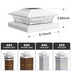 Solar Post Cap Lights Outdoor 12pack, Waterproof Fence Post Lights