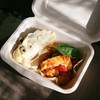 Disposable Eco Stylish Lunch Container Unbleached Mold Food Pack L