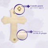 Fratelli Bonella Vintage Cross of Religious Wood of Jesus, 17
