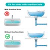 TSIBOMU Bathroom Sink U Shape Bottle Trap Complete Set, Adjustable