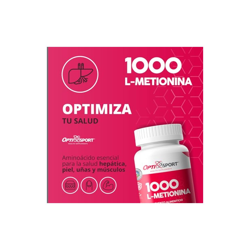 L-Metionina 1000 con 90 caps.