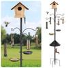 Bird Feeder Pole Squirrel Proof, 92 Inch Heavy Duty Feeding