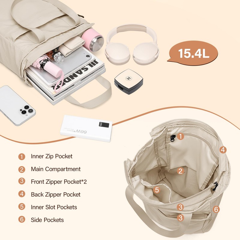 Foldaway Convertible Tote Backpack Lightweight Nylon Daypack for Women Men