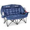 Padded Double Camping Chair High Back 2 Person Camping Chair