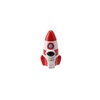 CGB Giftware Space Rocket Light Pull | Red White |
