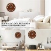 Blingbin Wall Clock, 12 Inch Glow in Dark Wall Clocks,