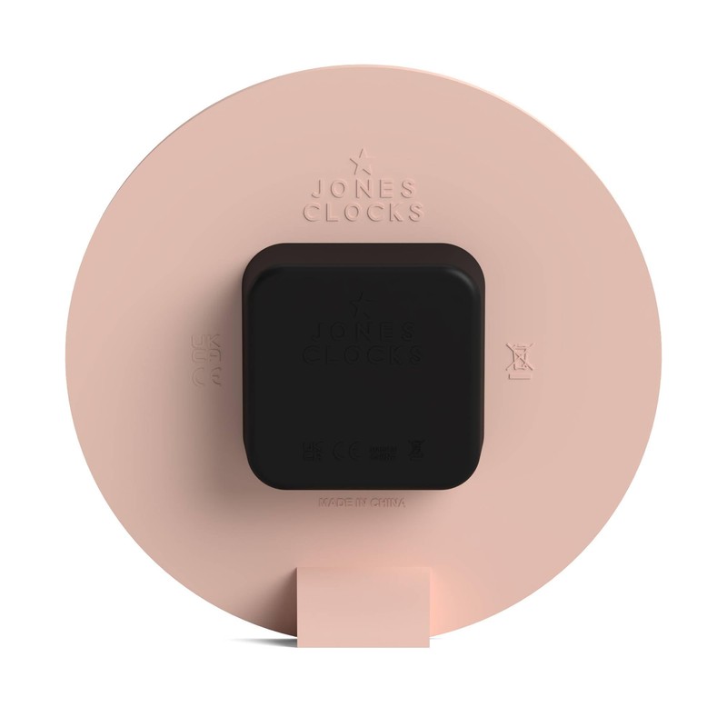 Jones Clocks® Hampstead desk clock | Freestanding | Rose pink