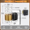 SCNNC Dimmable LED Night Light, 2 Pack Night Lights Plug