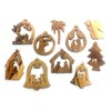 Olive Wood Ornament - Set of 10