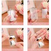 WinldMonmo Transparent Acrylic Keychain Photo Frame, 1.57 x 2.16 Inches,