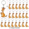 KeeStar 24 Pack Kangaroo Keychain Party Favors for Baby Shower