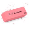 Pink Erasers, 12 Count Rectangular Eraser Bulk Pack, Latex Free