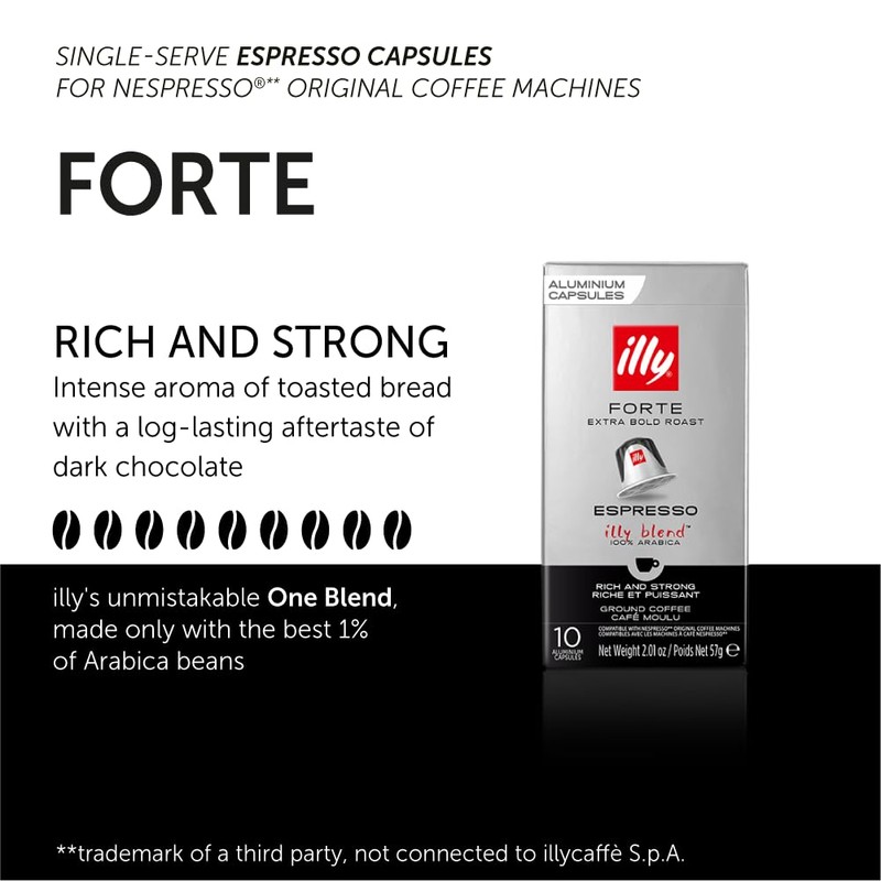 Illy Espresso Compatible Capsules - Single-Serve Coffee Capsules & Pods