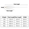 Alwonder 4pcs Bombarda Floats Carp Inline Controller Float in 3