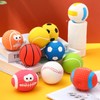 Gemscream 10 Pack 2.4" Squeak Latex Dog Ball Puppy Sports