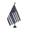 AZ FLAG - USA Blue Black Line Table Flag 21