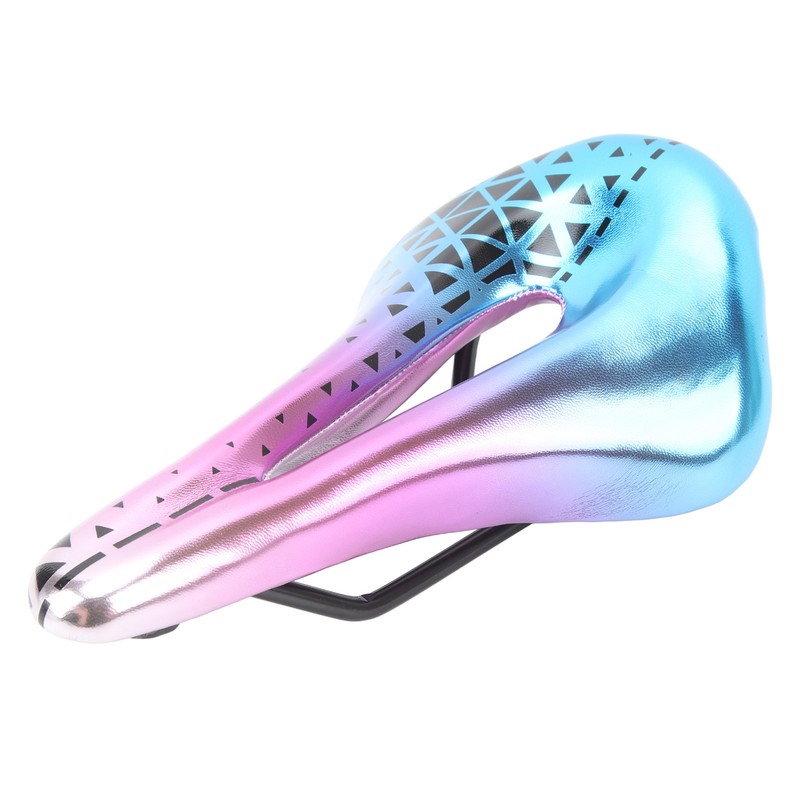 Bike Seat Cushion PU Comfortable Thickened Shock Absorbing Breathable Mountain