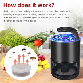 Upgraded Octenol Pest Lures for Bug Zappers, 270-Day Lasting Lure Mosquito Attractant Bait Refill for Fly Traps, 9 Pack High Catch Rate Mosquito Attractant Indoor/Outdoor Traps