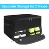 Golf Trunk Organizer, 2-Layer Waterproof Storage Locker with 2 Shoe